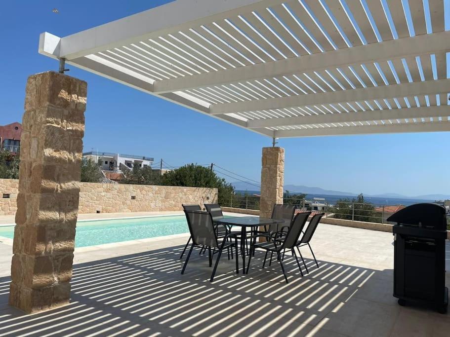 Souvala /Aegina. Excellent location Luxury villa. Vathí Extérieur photo